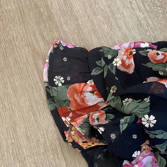 Vici Black Floral Dress - Picture 5 of 5